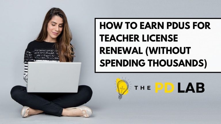 How to Earn PDUs for Teacher License Renewal (Without Spending Thousands)